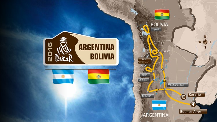 De_Dakar_Route_van_2016